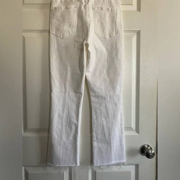 MOTHER Crisp White Cropped Jeans - Picture 11 of 15